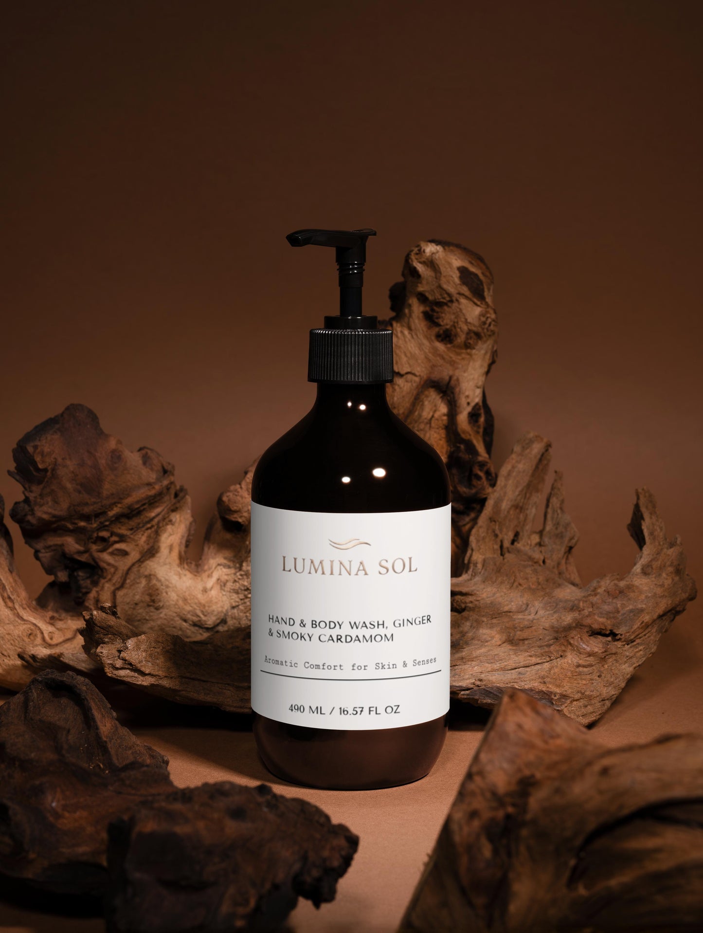 Hand & Body Wash, Ginger & Smoky Cardamom