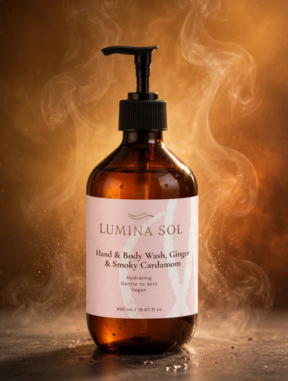 Hand & Body Wash, Ginger & Smoky