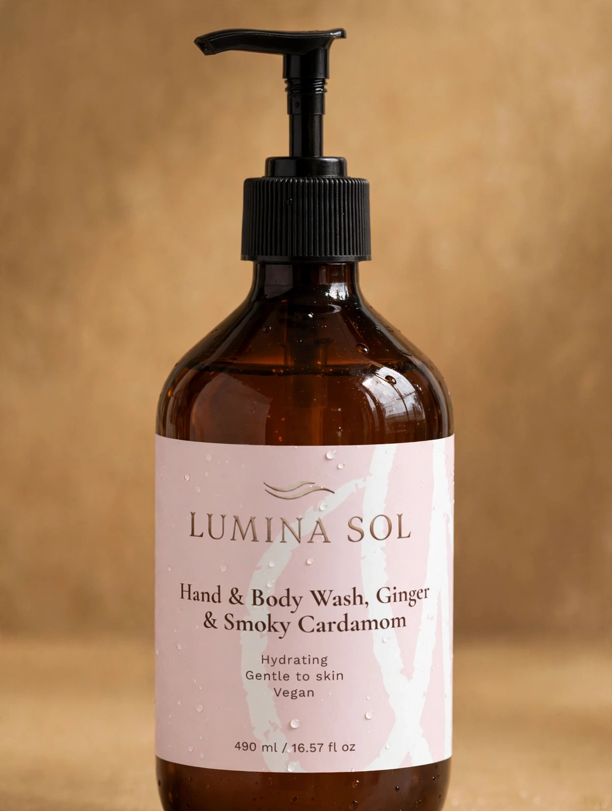 Hand & Body Wash, Ginger & Smoky